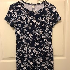 Old Navy Blue Floral Dress Size XS